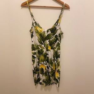 H&M Lemon Print Romper